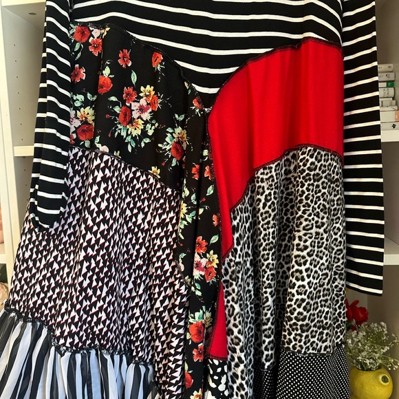 Custom Patchwork Dress - Picture 2 of 3